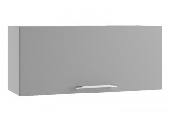 Гарда ПГ 800 шкаф верхний горизонтальный (Серый Эмалит/корпус Серый) в Солнечном - solnechnyj.mebel54.com | фото