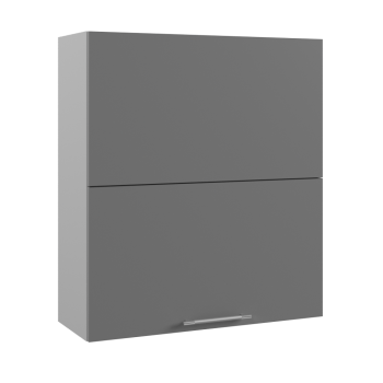 Гарда ВПГПМ 800 шкаф верхний высокий Blum Aventos (Серый Эмалит/корпус Серый) в Солнечном - solnechnyj.mebel54.com | фото