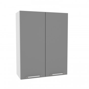 Капри ВП 700 шкаф верхний высокий (Липа белый/корпус Серый) в Солнечном - solnechnyj.mebel54.com | фото