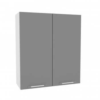Капри ВП 800 шкаф верхний высокий (Липа белый/корпус Серый) в Солнечном - solnechnyj.mebel54.com | фото