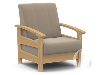 Кресло для отдыха Омега (бук лак/CATANIA LATTE) в Солнечном - solnechnyj.mebel54.com | фото