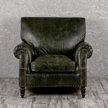 Кресло кожаное Лофт Аристократ (ширина 1070 мм) в Солнечном - solnechnyj.mebel54.com | фото