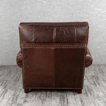 Кресло кожаное Лофт Аристократ (ширина 1100 мм) в Солнечном - solnechnyj.mebel54.com | фото