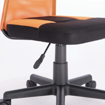 Кресло компактное BRABIX Smart MG-313 (черный, оранжевый) в Солнечном - solnechnyj.mebel54.com | фото