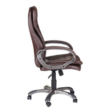Кресло офисное BRABIX Omega EX-589 (коричневое) в Солнечном - solnechnyj.mebel54.com | фото