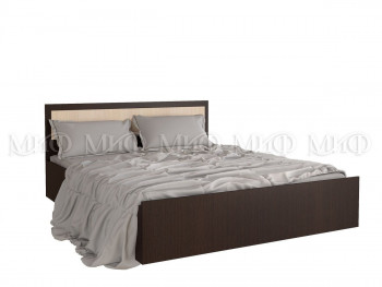 Кровать 1,4 Фиеста (Венге/Дуб беленый) в Солнечном - solnechnyj.mebel54.com | фото