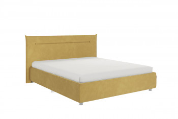 Кровать 1,6 Альба с основанием (Медовый велюр) в Солнечном - solnechnyj.mebel54.com | фото