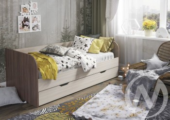 Кровать детская Балли 2-х уровневая (шимо темный/шимо светлый) в Солнечном - solnechnyj.mebel54.com | фото