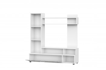 Мебель для гостиной "МГС 9" Белый / Цемент светлый в Солнечном - solnechnyj.mebel54.com | фото