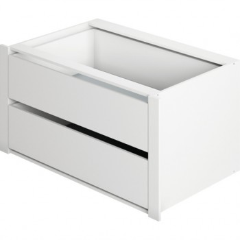 Модуль с ящиками для шкафа 600 Белый снег в Солнечном - solnechnyj.mebel54.com | фото