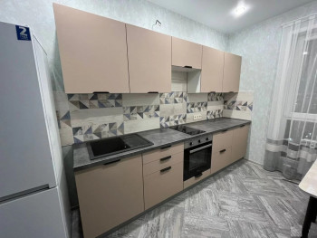 Модульная кухня Норд 2,5 м (Софт какао/Белый) в Солнечном - solnechnyj.mebel54.com | фото