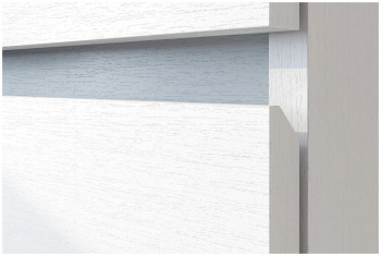 Модульная система "Токио" Пенал Белый текстурный / Белый текстурный в Солнечном - solnechnyj.mebel54.com | фото