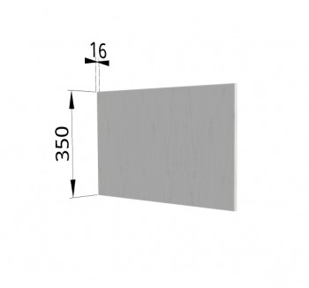 Панель торцевая (для шкафа горизонтального глубокого) ГПГ Капри (Липа белый) в Солнечном - solnechnyj.mebel54.com | фото