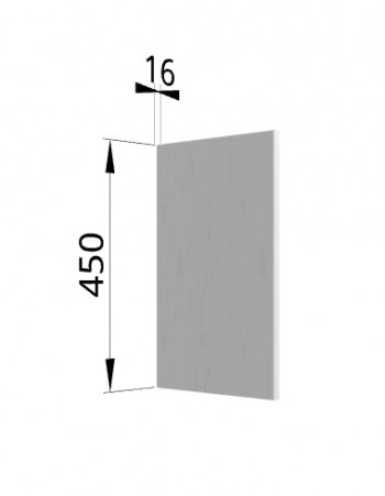 Панель торцевая (для шкафа горизонтального высокого) ВПГ Гранд (Белый) в Солнечном - solnechnyj.mebel54.com | фото