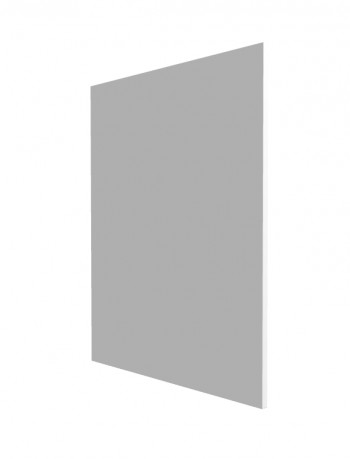 Панель торцевая С Ройс (для шкафов нижних) Белый софт в Солнечном - solnechnyj.mebel54.com | фото