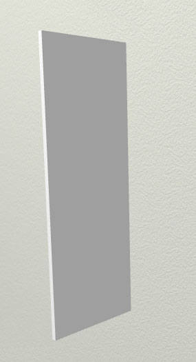 Панель торцевая ВП Скала (для шкафа верхнего высокого) Бетон темный в Солнечном - solnechnyj.mebel54.com | фото