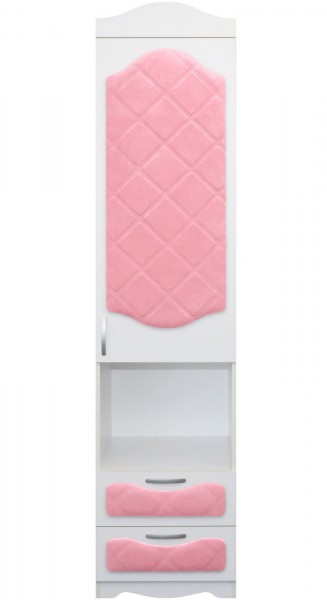 Пенал с ящиками серии Иллюзия 36 Светло-розовый в Солнечном - solnechnyj.mebel54.com | фото