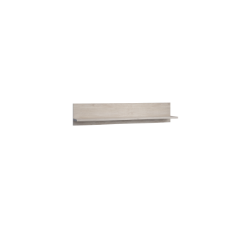 Полка навесная Саманта Дуб харбор белый в Солнечном - solnechnyj.mebel54.com | фото