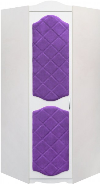 Шкаф угловой Иллюзия 32 Фиолетовый в Солнечном - solnechnyj.mebel54.com | фото