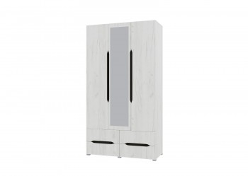 Шкаф 3-х створчатый с ящиками и зеркалом Вега (Прованс) в Солнечном - solnechnyj.mebel54.com | фото