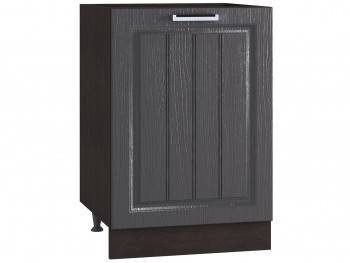 Шкаф нижний 500, ШН 500 (Клен серый/корпус венге) в Солнечном - solnechnyj.mebel54.com | фото