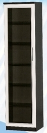 Шкаф средний со стеклодверью ДЛЯ ГОСТИНОЙ ШСС-450 Венге/Дуб выбеленный в Солнечном - solnechnyj.mebel54.com | фото