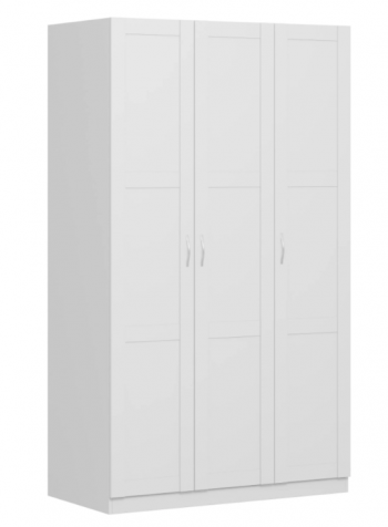 Шкаф трехдверный Пегас сборный белый в Солнечном - solnechnyj.mebel54.com | фото