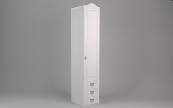 Шкаф угловой Бэлла с ящиками (Выбеленное дерево/Белый) в Солнечном - solnechnyj.mebel54.com | фото