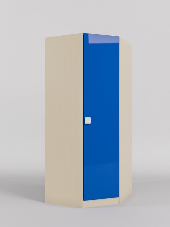 Шкаф угловой (угловая секция) Скай люкс (Синий/корпус Клен) в Солнечном - solnechnyj.mebel54.com | фото