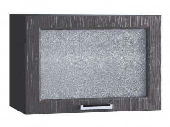 Шкаф верхний горизонтальный со стеклом 609, ШВГС 609 (Клен серый/корпус венге) в Солнечном - solnechnyj.mebel54.com | фото