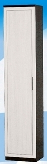 Шкаф высокий ДЛЯ ГОСТИНОЙ ШВ-450 Венге/Дуб выбеленный в Солнечном - solnechnyj.mebel54.com | фото